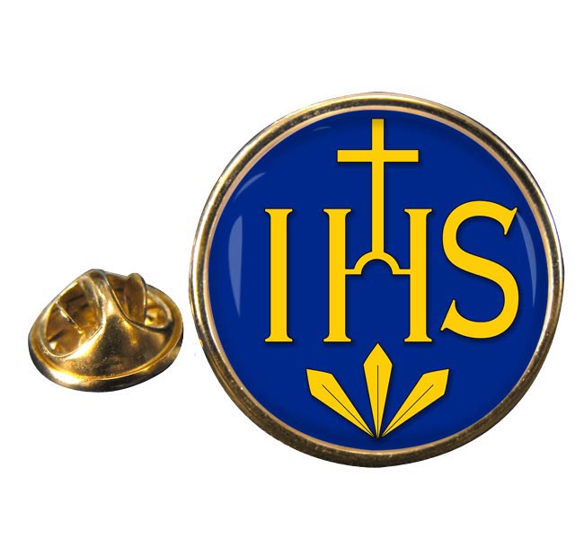 Society of Jesus (Jesuit) Round Pin Badge
